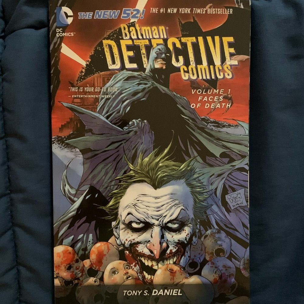 Batman Detective Comics Vol 1 Faces Of Death, New 52! Graphic Novel Comic Book,